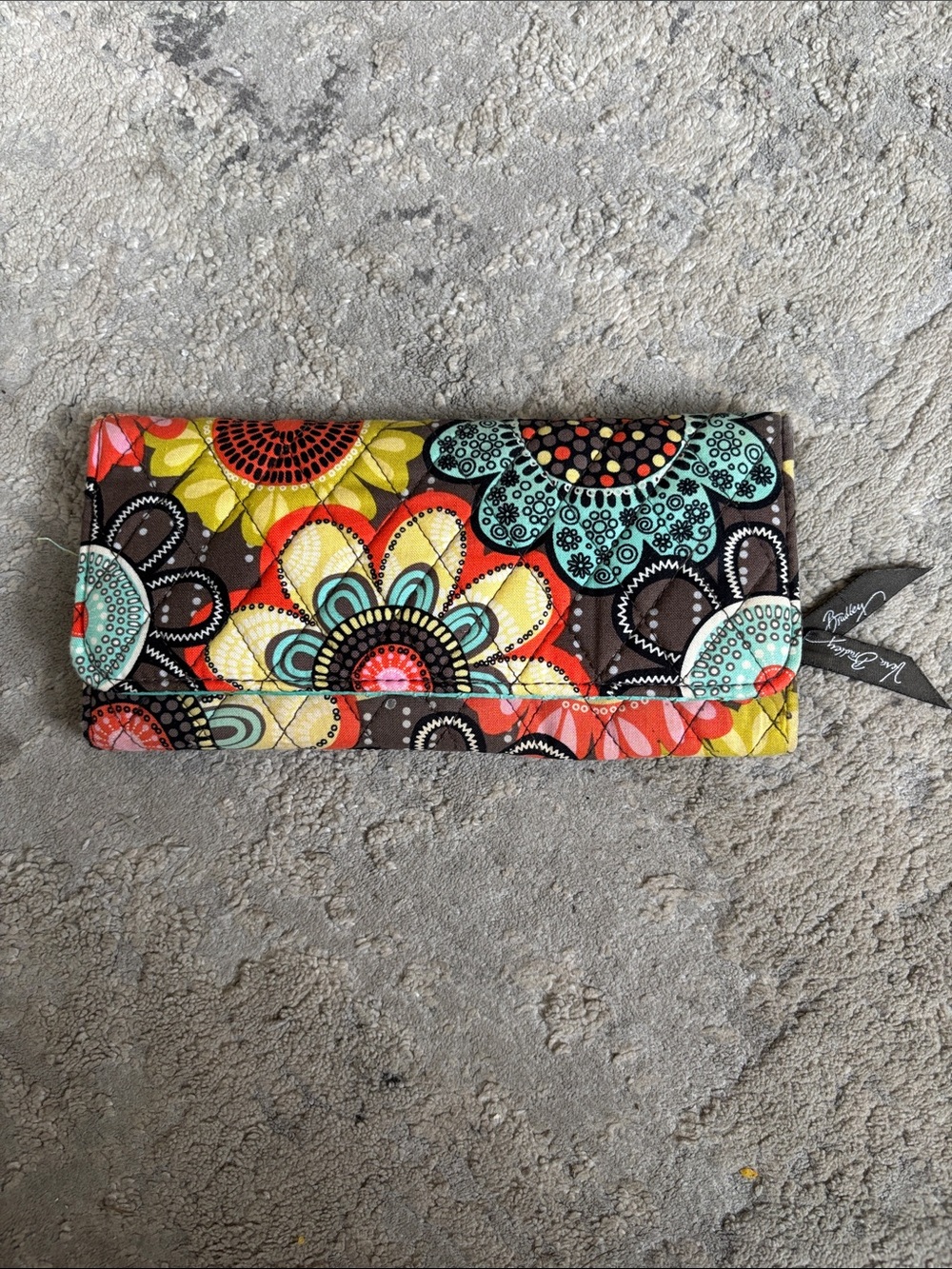 Floral Quilted Wristlet Clutch - Multicolor